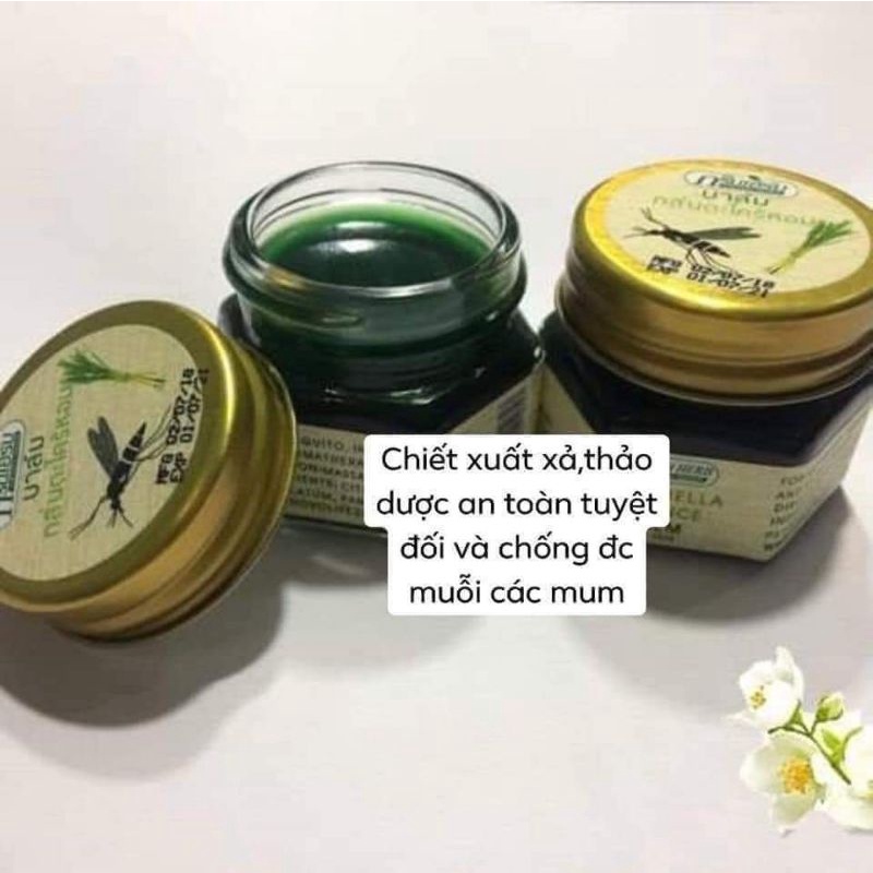 Dầu Xả Thoa Côn Trùng, Muỗi Đốt Thái Lan Hũ 20g