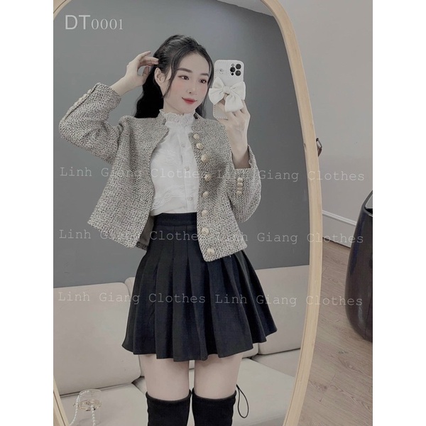🧭🧭 KHOÁC DẠ TIÊU ĐÍNH NÚT ĐỒNG CỔ TÀU SANG XỊN