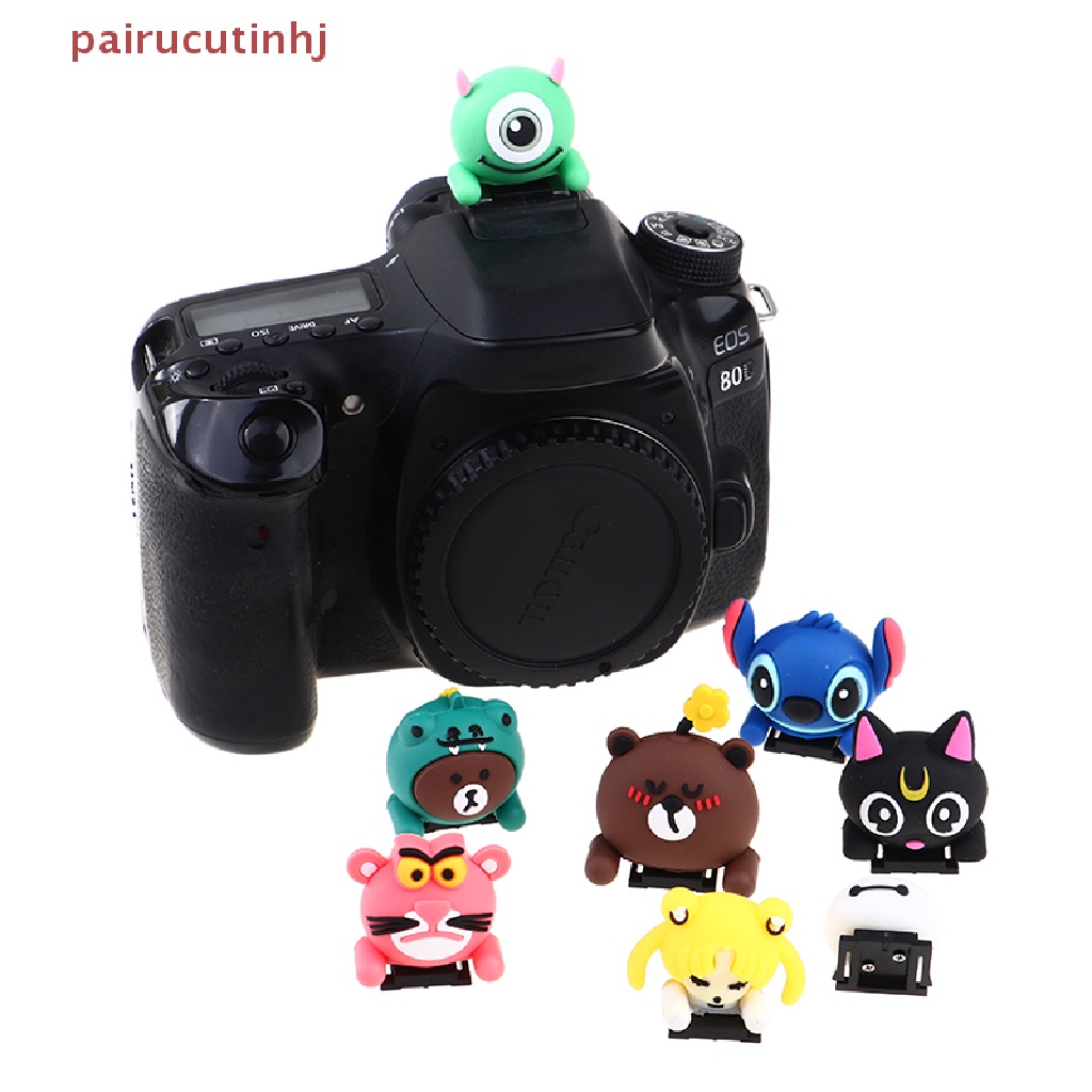 Cặp Vỏ Bọc Đèn Pin Máy Ảnh Hotshoe Hình Stitch / Thủy Thủ Mặt Trăng / Gấu Bông 3D