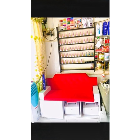Kệ nail như hình dài 1m rộng 80 sâu 8 cm  kệ âm tường