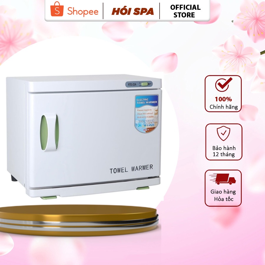(Sale) Tủ Hấp Khăn Spa Tủ Tiệt Trùng ( Có Đèn UV Diệt Khuẩn ) Bảo Hành 12TH