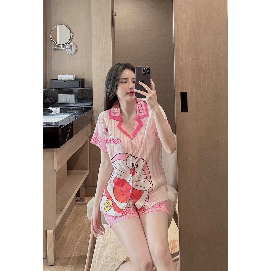 Sét đồ bộ mặc nhà thoải mái hot nhất hiện nay,pijama nữ đùi lụa mango latin satin lụa xịn cao cấp, đồ ngủ cao cấp giá rẻ