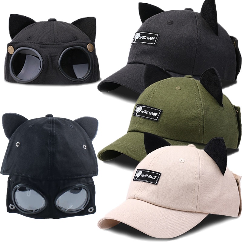 Mũ Lưỡi Trai Hình Tai Mèo Phong Cách Hip hop Cho Nam Và Nữ