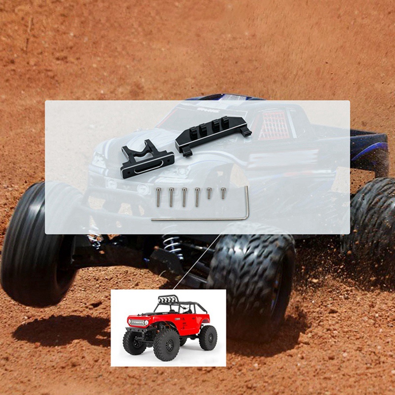 Bộ Phụ Kiện Cố Định Thân Xe Bằng Kim Loại Thay Thế Chuyên Dụng Cho Xe Điều Khiển Từ Xa Axial SCX24 1 / 24
