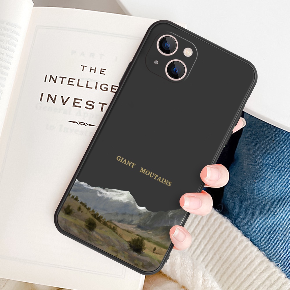 Ốp Điện Thoại Silicon Mềm Hình Núi Khổng Lồ B1K431L Cho iPhone 11 8 7 6 Plus 6SP 6 6 6s 7 8 11 12 13 14 Pro Max X Xs Max XR 12 13