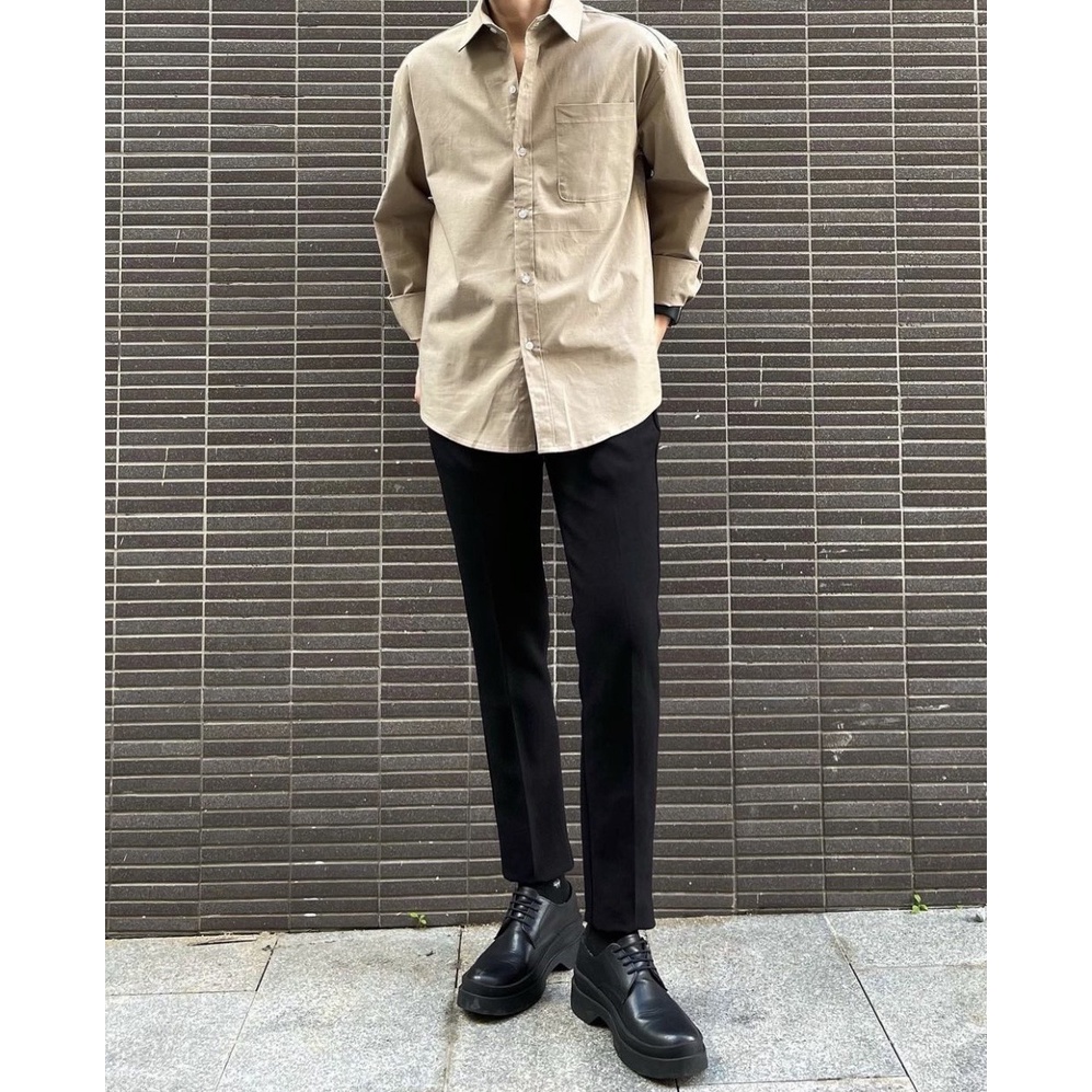 Quần Âu Phối Boots Nam Cao Cấp Vải Cashmere Mịn Đứng Form Giặt Máy Thoải Mái Không Bai Nhão - TDK Style