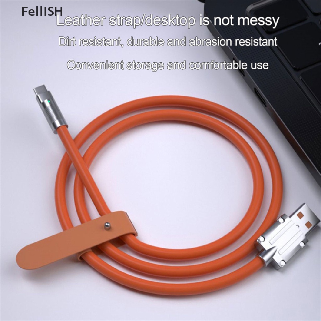 Dây Cáp Sạc Nhanh USB Loại C 439br 120W 6A Bằng Silicon Cho Xiaomi Huawei Samsung