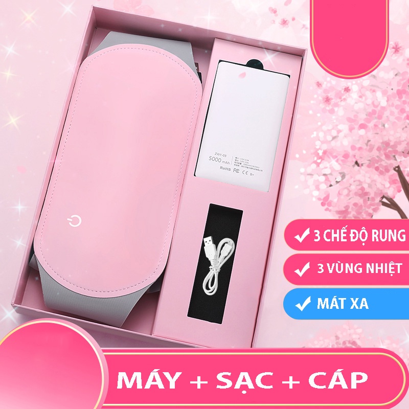 Máy massage làm ấm bụng,làm giảm đau lưng,đau bụng kinh nguyệt