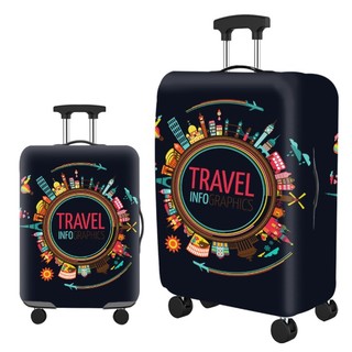Túi bọc bảo vệ vali du lịch chống chầy xước - TRAVEL