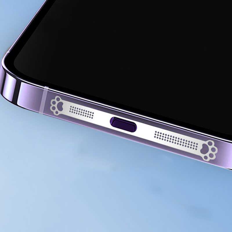 [Featured] Miếng Dán Kim Loại Lưới Đáy Loa Điện Thoại Cầm Tay Bảo Vệ Cổng Sạc Nước Chống Bụi Chất Lượng Cao