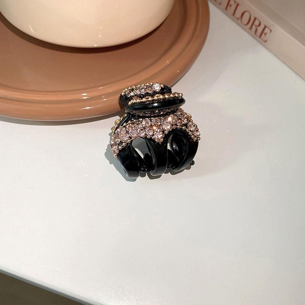 TWINKLE Kẹp Tóc Mini Hình Cá Mập Đính Đá Pha Lê Acrylic Phong Cách Hàn Quốc Thanh Lịch Mới