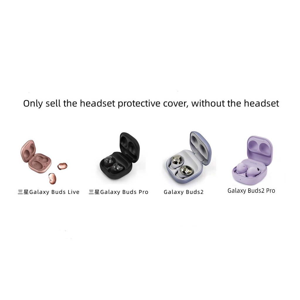 Miếng dán nước silicone mờ cho samsung buds 2pro / live / pro earphone case
