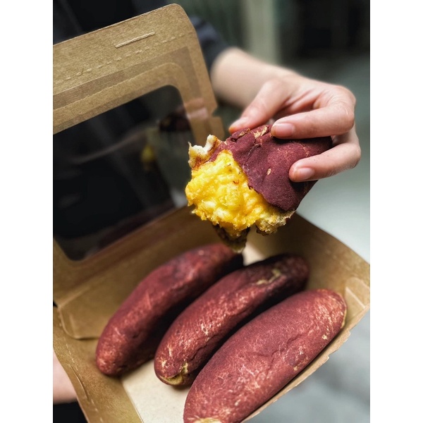 Khoai tím mochi phomai