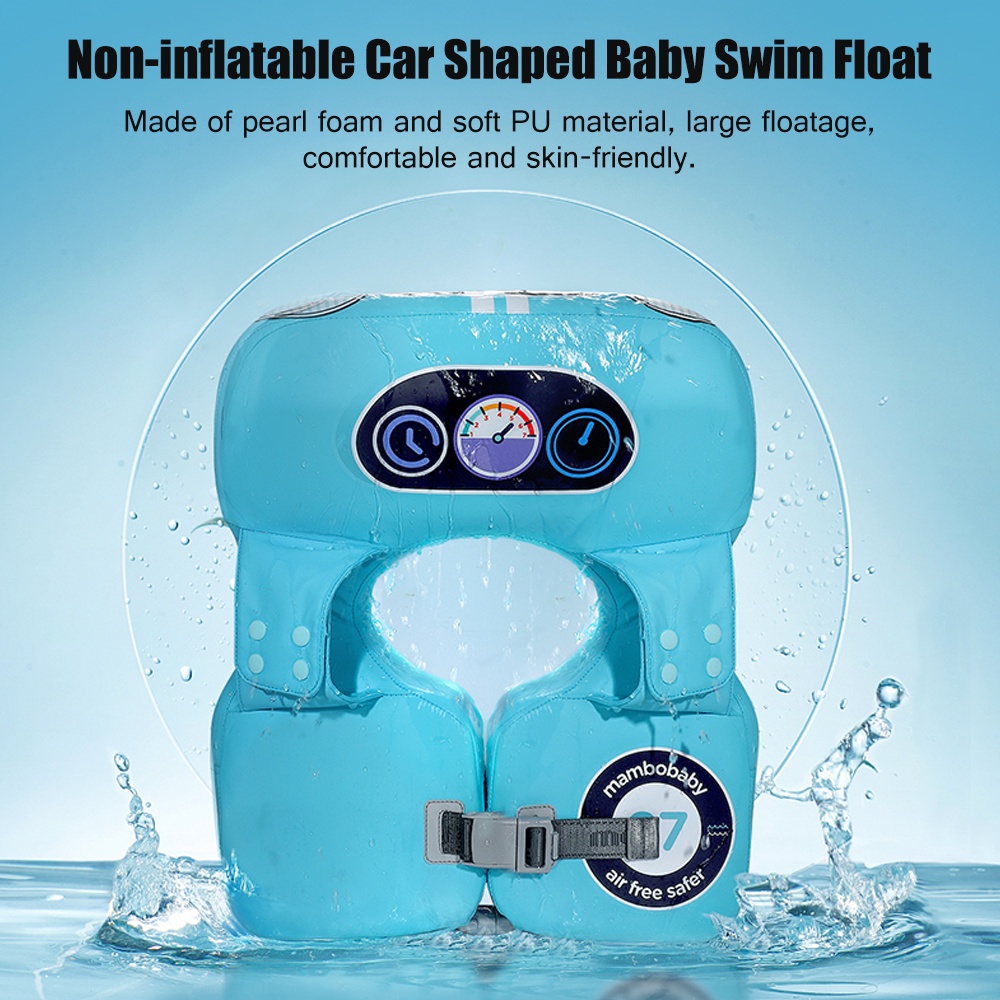 Phao Bơi Hình Xe Hơi Mềm Mại Chống Nước Thân Thiện Với Làn Da Cho Bé 8-36 Tháng Tuổi