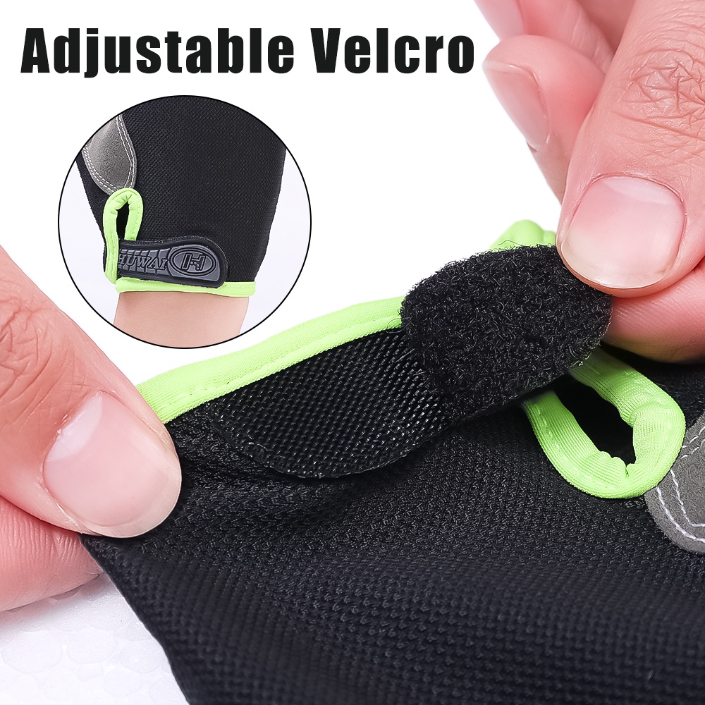 Găng Tay Thể Thao Hở Ngón Chống Trượt Thoáng Khí Cho Nam Nữ