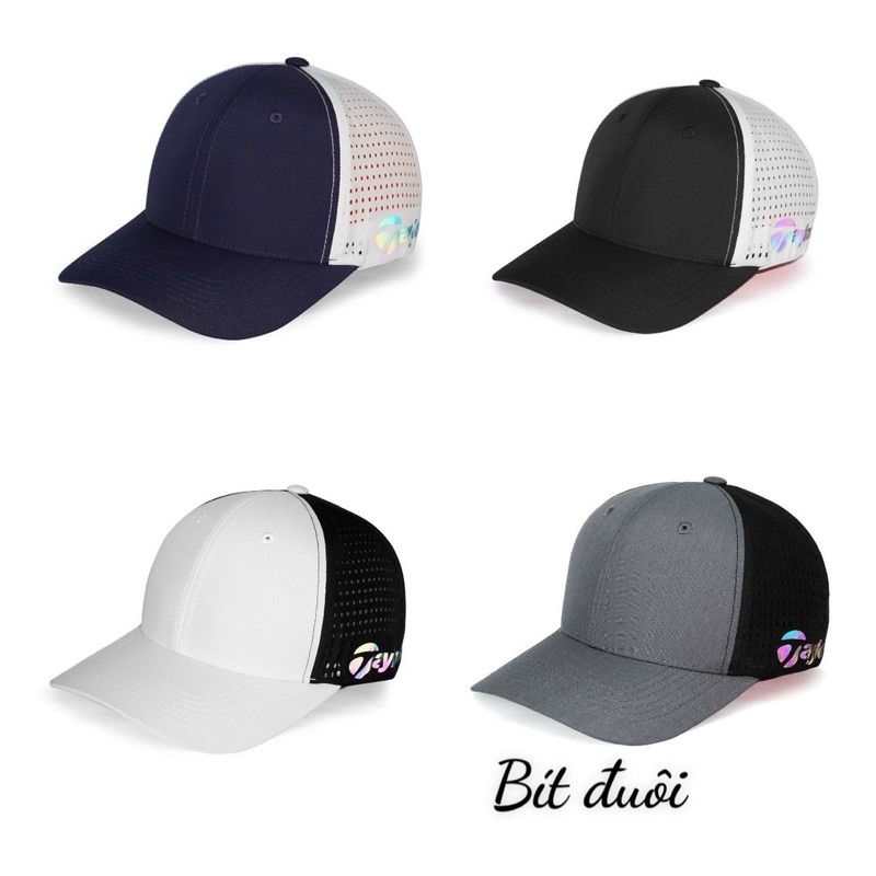 Nón bít đuôi phối lưới thoáng mát Unisex