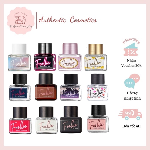 Nước Hoa Vùng Kín Hương Thơm Nồng Nàn Foellie Eau De Inner Beauty Perfume Bijou 5ml
