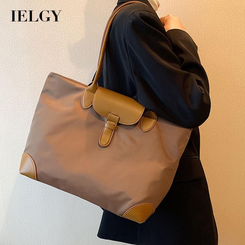 Túi Đeo Vai Cỡ Lớn Màu Tương Phản Thời Trang Cho Nữ