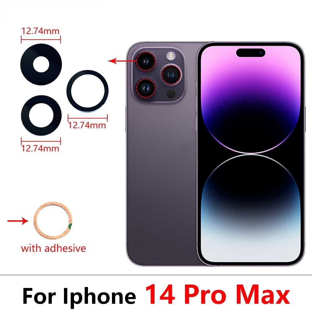 Ống Kính Camera Sau Thay Thế Mới Cho iPhone 14 14 Plus 14 Pro 14 Pro Max Plus