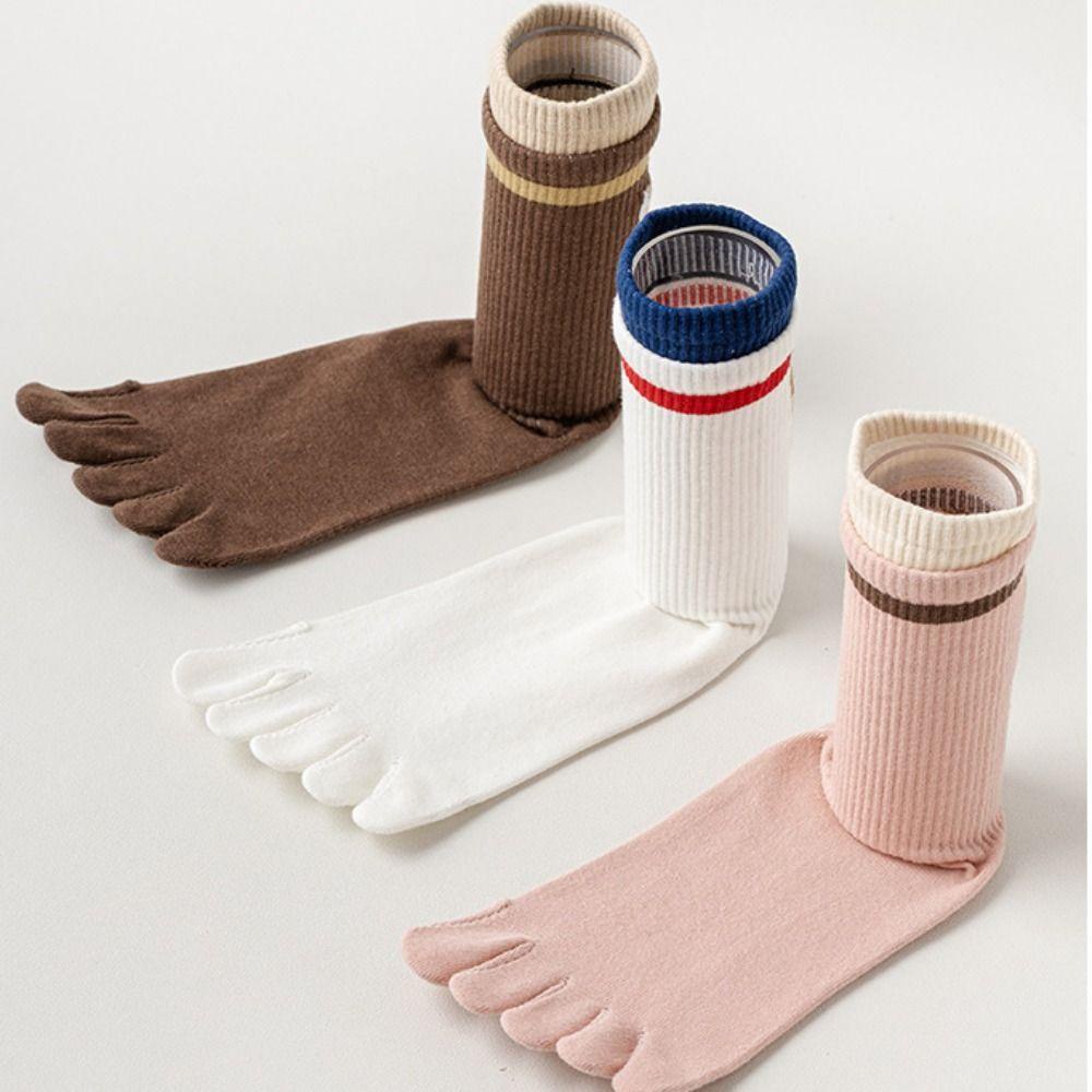 AROMA Vớ Thể Thao Năm Ngón Chống Trượt Thoáng Khí Thoải Mái Cho Nữ