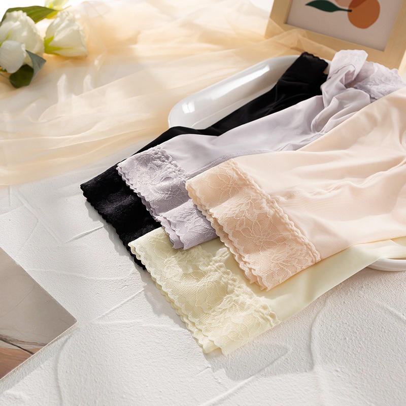Quần Legging Cotton Siêu Mỏng Phối Ren Không Để Lại Dấu Vết