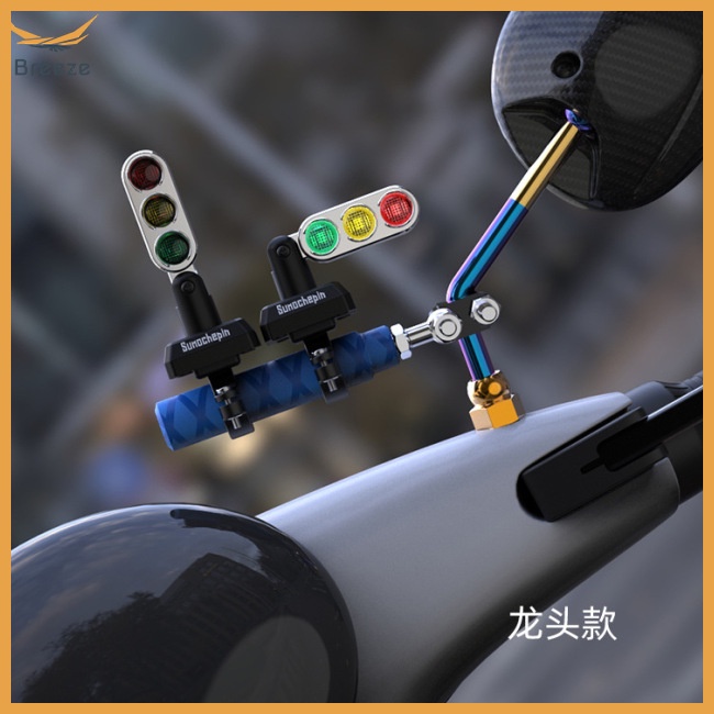 Đèn Cảnh Báo Giao Thông Mini Gắn Mũ Bảo Hiểm Tiện Dụng