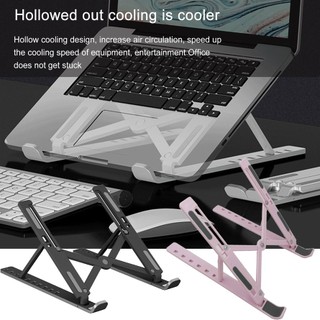 Laptop Stand For Under 14'' Notebook 7 Holes Adjustable Foldable Stand Bracket
