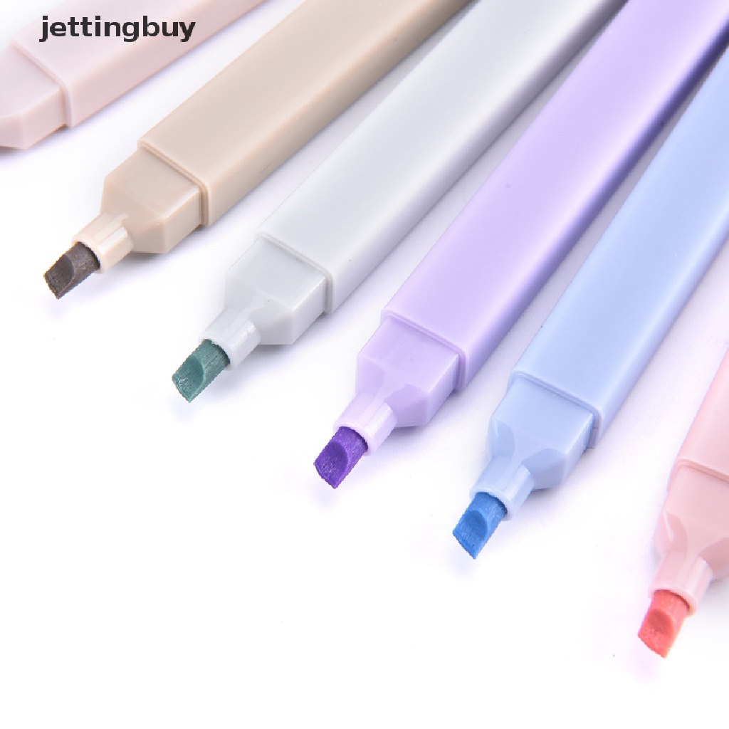 Bộ 6 Cây Bút Lông Hai Đầu Màu Pastel Xinh Xắn