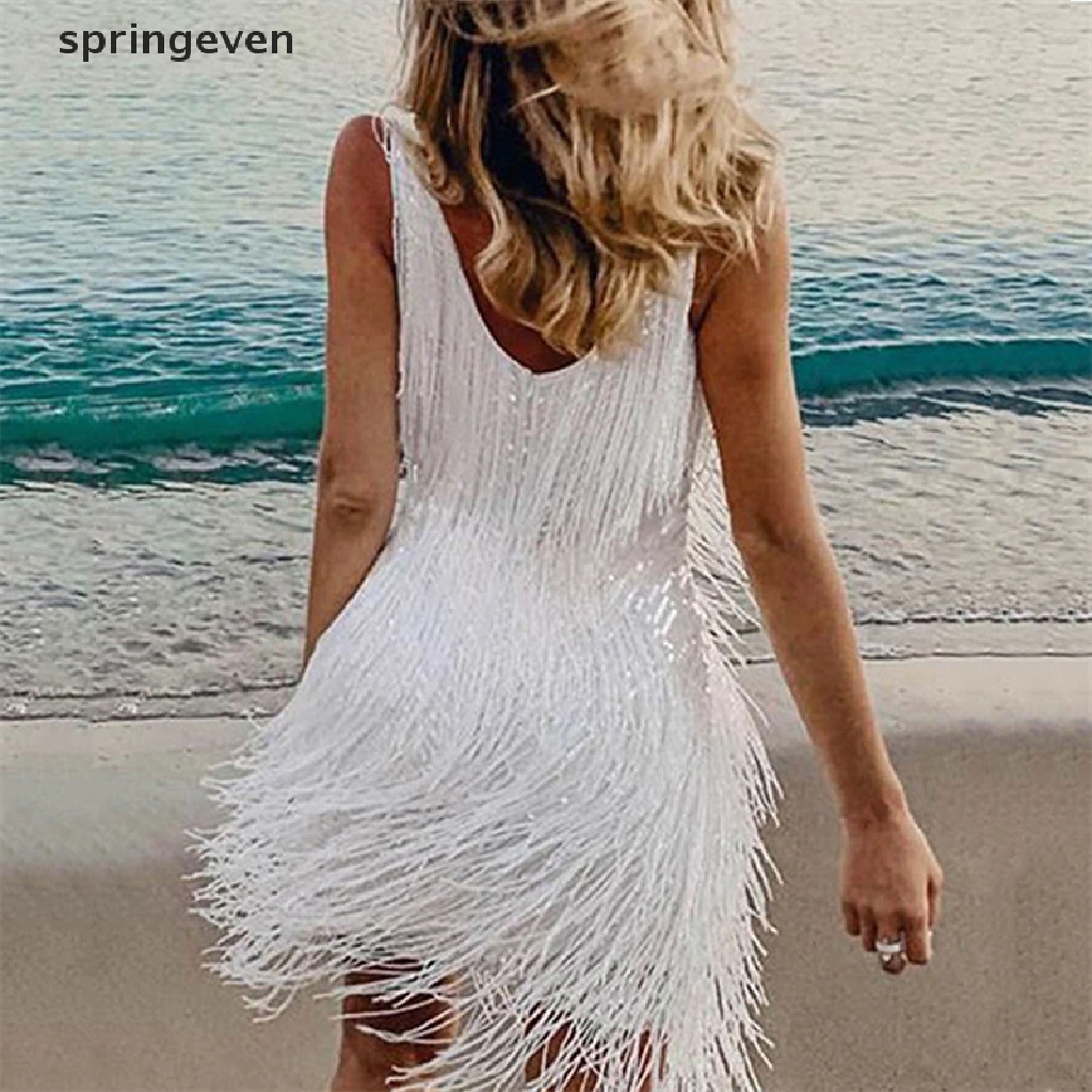 Đầm Ôm Body Không Tay Cổ Chữ V Hở Lưng Quyến Rũ Cho Nữ