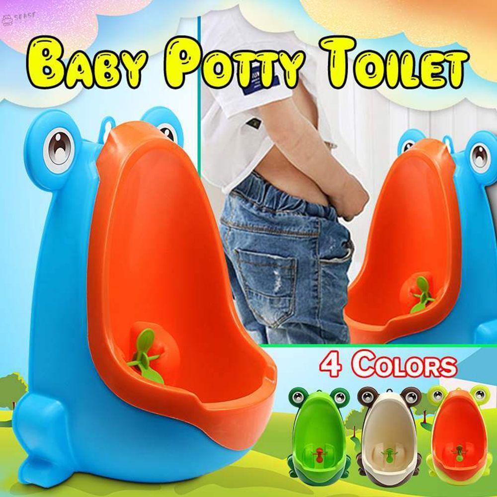Bồn Tiểu Đứng Gắn Tường Hình Ếch Có Thể Tháo Rời Hỗ Trợ Luyện Tập Cho Bé Trai