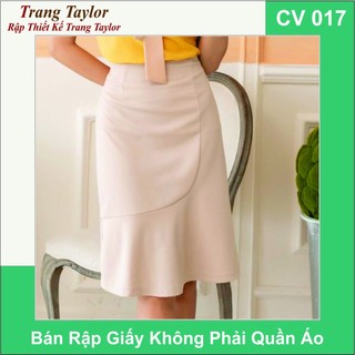 Rập Giấy Chân Váy Nữ
