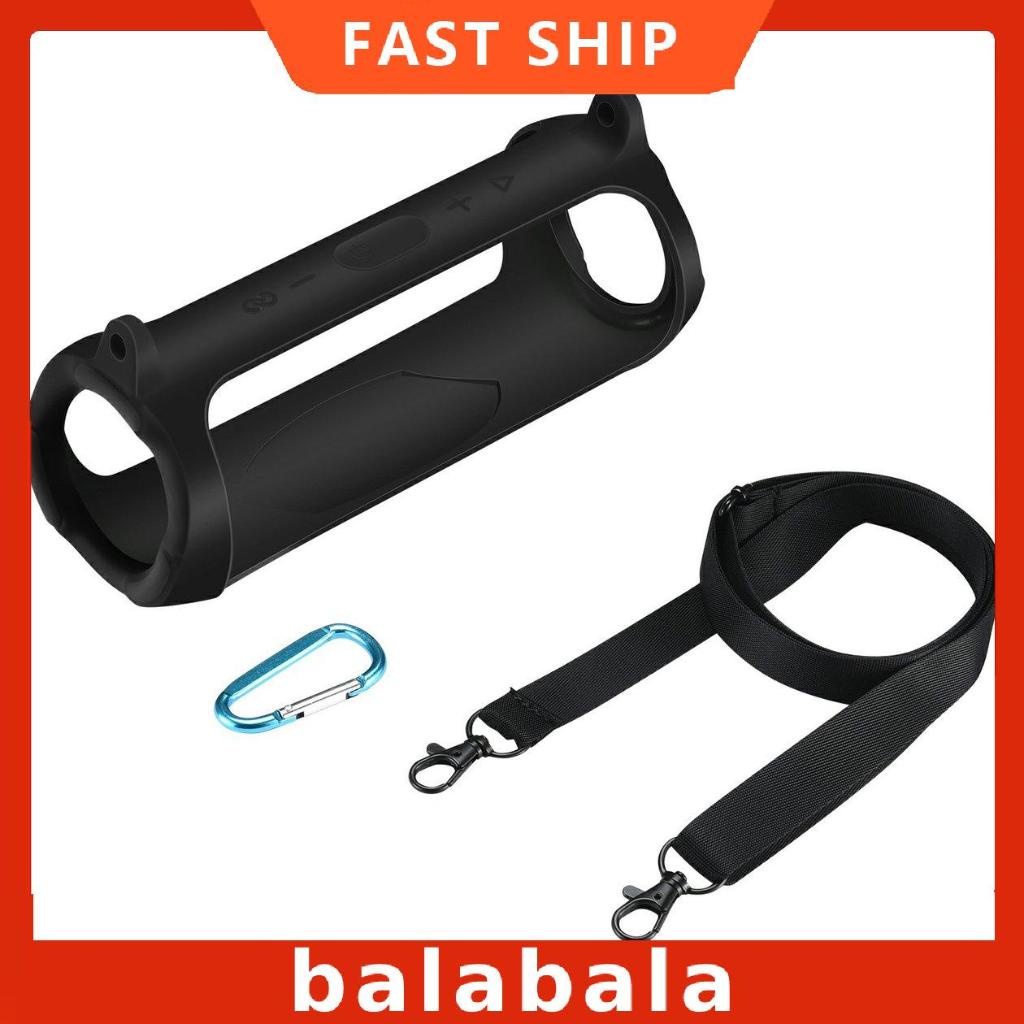 Ốp Lưng Dẻo Silicone Chuyên Nghiệp Du Lịch Ngoài Trời Bao Da Kèm Thắt Lưng Loa Di Động Không Dây Dành Cho Loa JBL Charge 5
