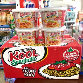 Thùng Mì trộn Cung Đình Kool Spaghetti tô 105g
