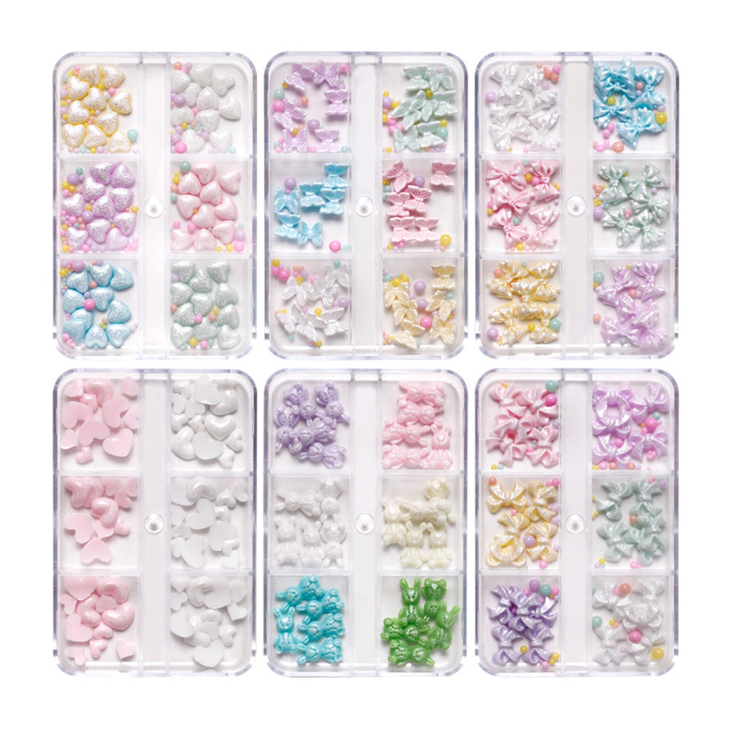 1 Hộp Kim Tuyến Thắt Nơ Làm Móng Nghệ Thuật Không Rơi Không Phai Màu DIY