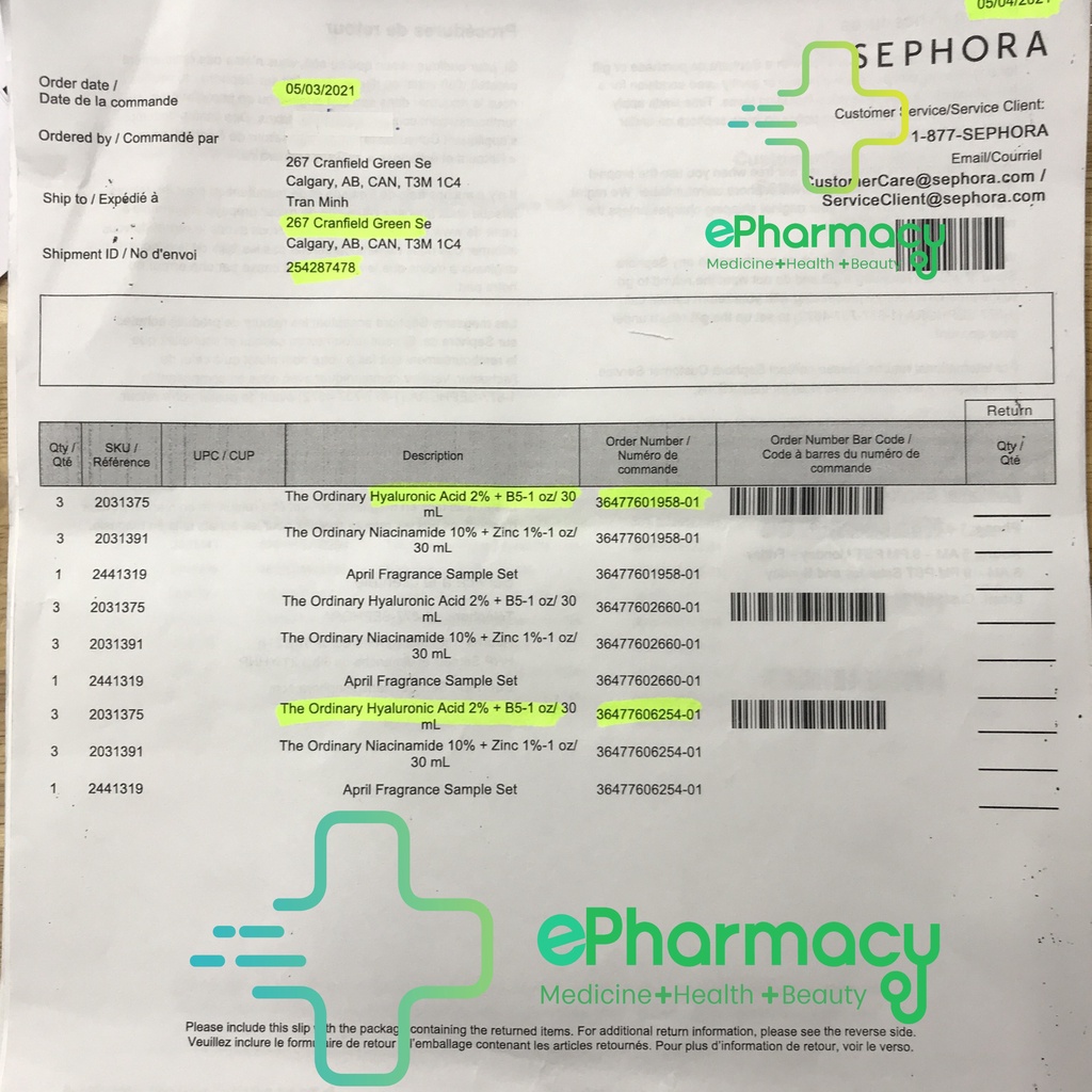 Serum The Ordinary Hyaluronic Acid 2% + B5 - Tinh chất The Ordinary B5 cấp ẩm, phục hồi da