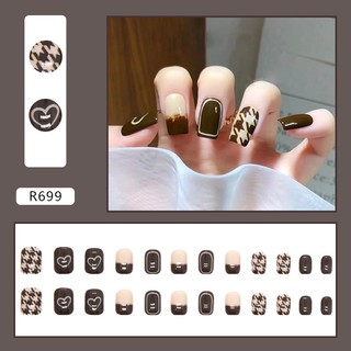 [Hàng mới về]Bộ 24 móng giả form ngắn