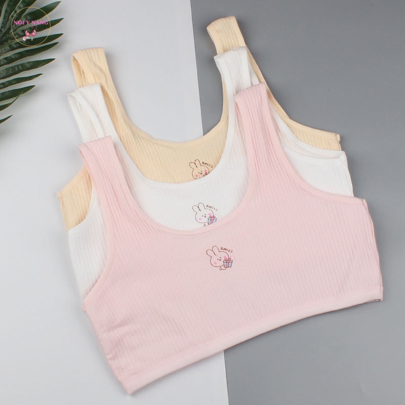 Áo lá học sinh cấp 2 cấp 3 áo lót cho bé gái đồ lót bé gái bra học sinh từ 35-50kg NYN327