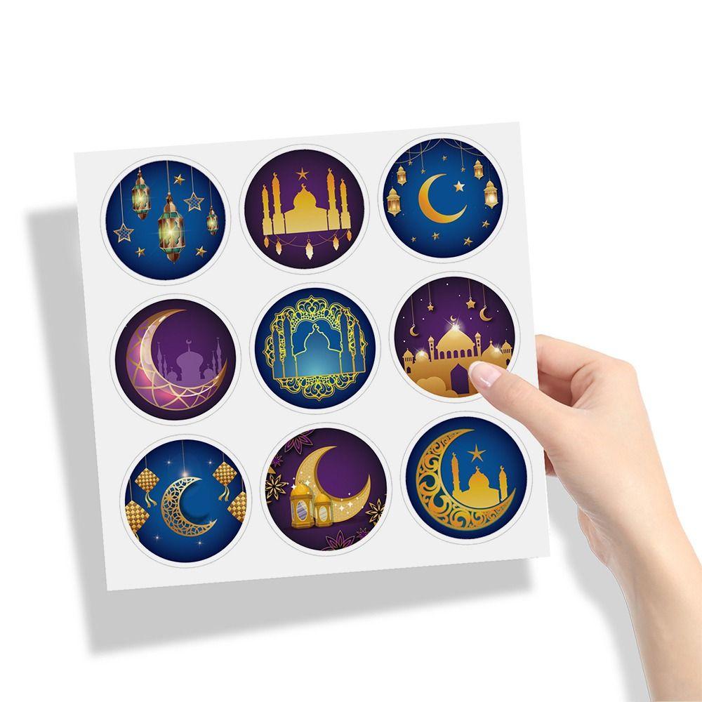 CHOOKEY Set 20 Tấm Sticker Eid Mubarak Dán Trang Trí Mới