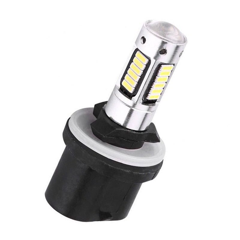 Set 2 Đèn Pha LED 25W 30 SMD 880 PG13 H27 892 899 4014 Ánh Sáng Trắng / Xanh / Đỏ Dành Cho Ô Tô