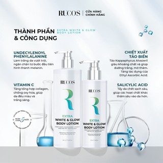 Extra White & Glow Body Lotion - Rucos