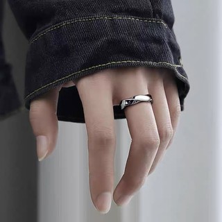 Nhẫn Hở Thiết Kế Đơn Giản Cá Tính Cho Nam Nữ