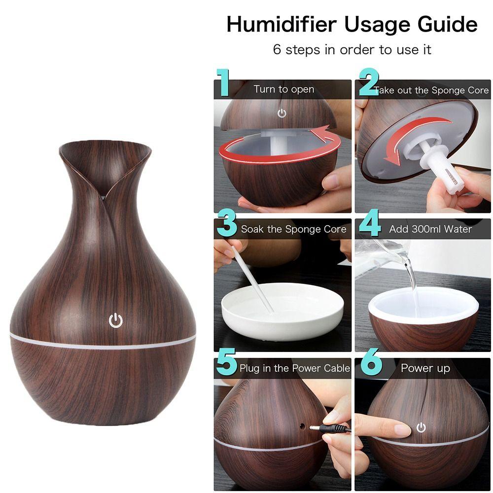 Máy Khuếch Tán Tinh Dầu Phun Sương Tạo Độ Ẩm Tiện Dụng