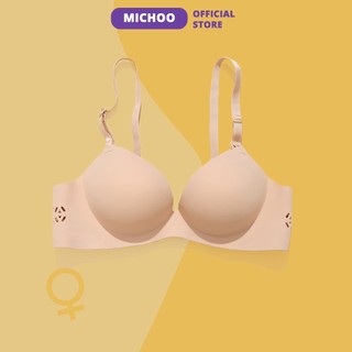 Áo Lót Su Đệm Bàn Tay MICHOO Đệm Vừa 2cm Nâng Đẩy Có Lỗ Thông Hơi Thoáng Mát