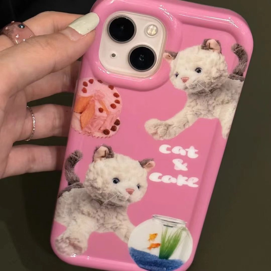 Ốp Điện Thoại TPU Silicone Mềm Trong Suốt Chống Sốc In Hình Mèo Cho IPhone 14 13 11 12 Pro XS Max X XR 7 8 Plus