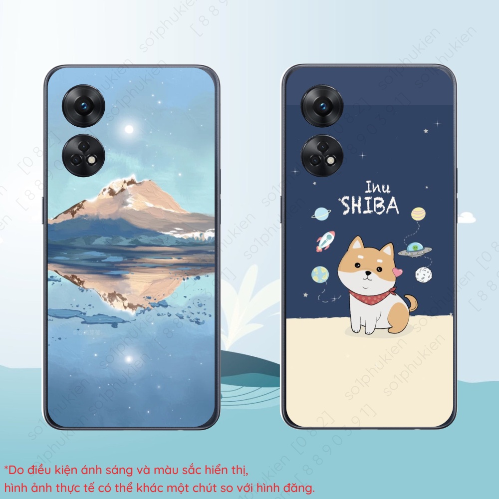 Ốp lưng Oppo Reno 8T 5G / Reno 8T 4G / A98 / A1 Pro dẻo bảo vệ cam in hình thiên nhiên, hoạ tiết dễ thương nhiều mẫu đẹp