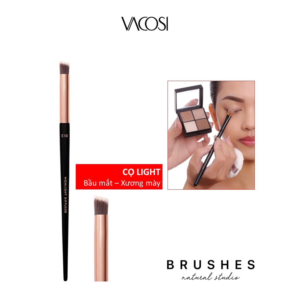 Cọ Highlight VACOSI E10 Che Khuyết Điểm / Bắt Sáng Vùng Mắt VACOSI - E10 HIGHLIGHT DEFUSER BRUSH