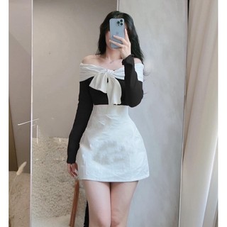 Set áo bẹt nơ + cv 2m