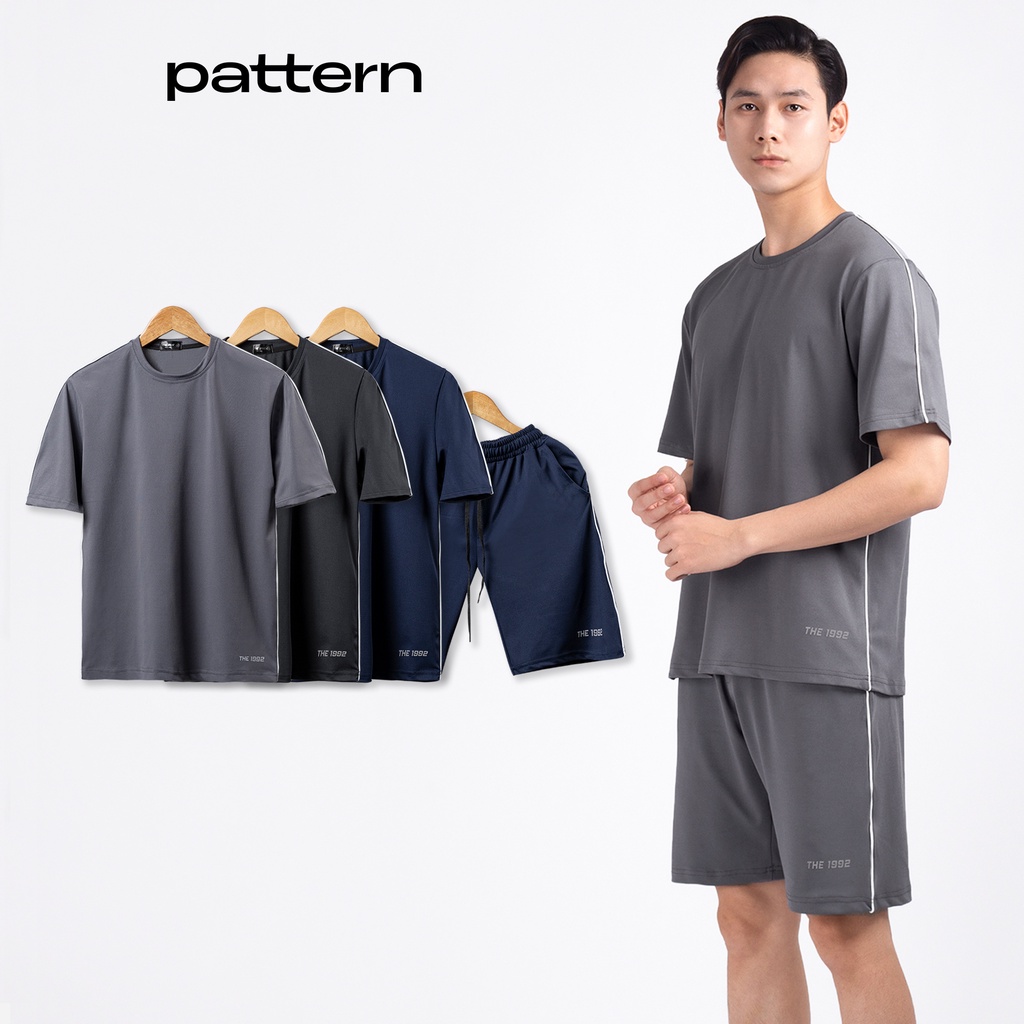 Bộ đồ thể thao nam PATTERN THE 1992 kẻ sọc viền PB002