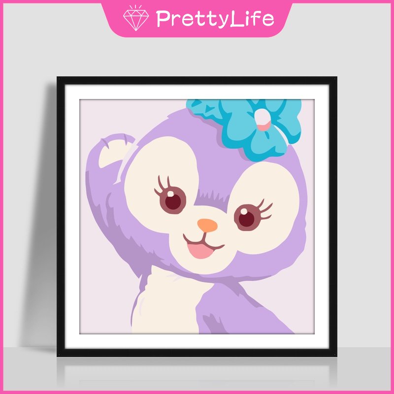 SANRIO Bộ Tranh Đính Đá 5d Họa Tiết Ngôi Sao Sương Mù Độc Đáo Kích Thước 30x30CM Dùng Trang Trí Nhà Cửa