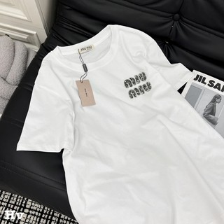 Áo phông miumiu đính đá cao cấp